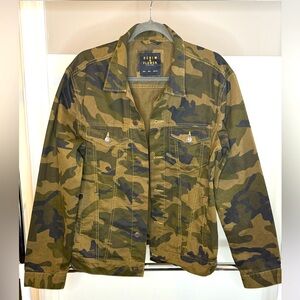 Denim & Flower Camouflage Jacket